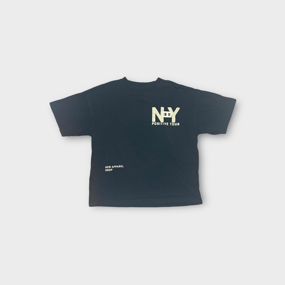 Zara Other - Zara NY Positive Tour Text Black Shirt